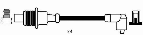 Compre 7275 NGK Fios de alta voltagem, kit