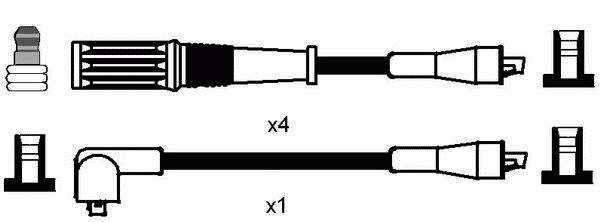 83580 FAE Fios de alta voltagem, kit
