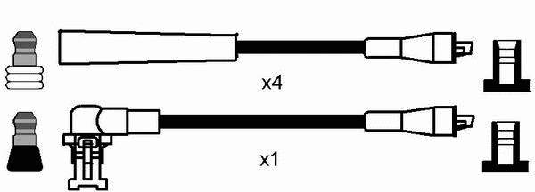 Compre 8891 NGK Fios de alta voltagem, kit