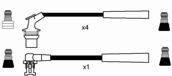 Compre 7190 NGK Fios de alta voltagem, kit