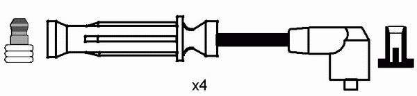 Fios de alta voltagem, kit 8297 NGK