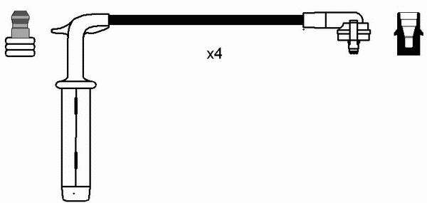 Compre 8571 NGK Fios de alta voltagem, kit