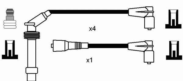 Fios de alta voltagem, kit Beru ZEF727 preço, a partir de 36,20 USD