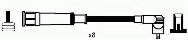 85720 FAE Fios de alta voltagem, kit
