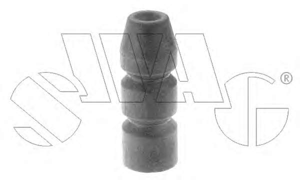 8A0512131C VAG Pára-choque (grade de proteção) de amortecedor traseiro