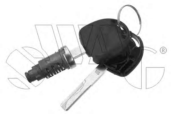 Trinco de fecho da porta dianteira 0133396 Opel