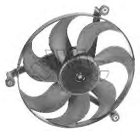 Ventilador elétrico de esfriamento montado (motor + roda de aletas) 05101556 Frig AIR