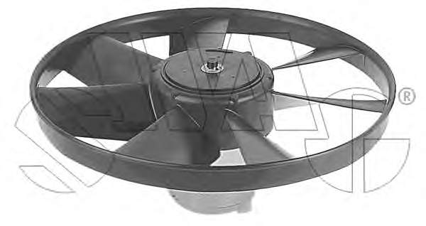 Ventilador elétrico de esfriamento montado (motor + roda de aletas) Swag 99906993