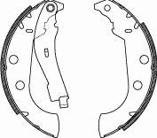 Compre K61069 Brembo Sapatas do freio traseiras de tambor