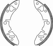 Sapatas do freio traseiras de tambor Brembo S52501