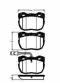Sapatas do freio dianteiras de disco Land Rover STC8572 preço, a partir de 33,47 USD