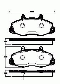 Sapatas do freio dianteiras de disco Ford AM93VX2K021A2A preço, a partir de 32,96 USD