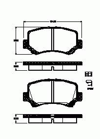 Sapatas do freio dianteiras de disco Suzuki 5581075F10000 preço, a partir de 23,18 USD
