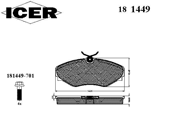 BP3012TR Bremsi Sapatas do freio dianteiras de disco