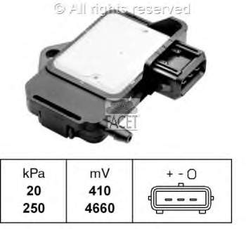 37830P5TG00 Honda Sensor de pressão no coletor de admissão, MAP
