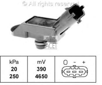 112685 Fiat/Alfa/Lancia Sensor de pressão no coletor de admissão, MAP