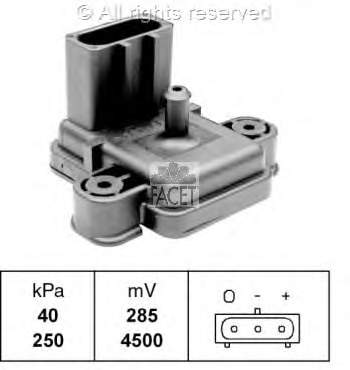 97VB9F479BA Ford Sensor de pressão no coletor de admissão, MAP