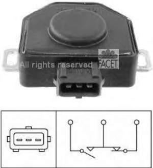 0280120301 Bosch Sensor de posição da válvula de borboleta (potenciômetro)