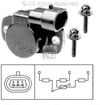 Sensor de posição da válvula de borboleta (potenciômetro) Hans Pries (Topran) 700814 preço, a partir de 21,60 USD