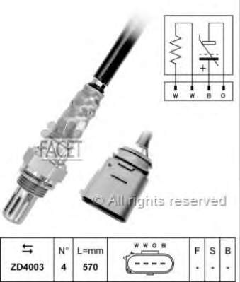 424 NGK Sonda lambda, sensor de oxigênio depois de catalisador
