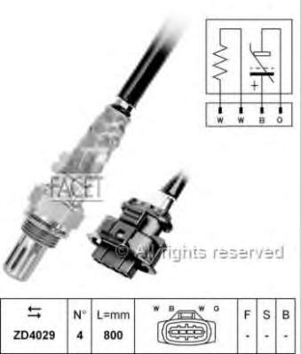 1610 NGK Sonda lambda, sensor de oxigênio até o catalisador