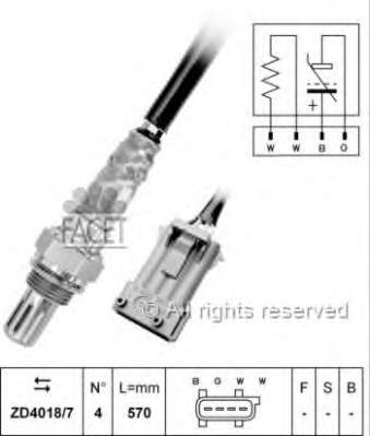 Sonda lambda, sensor de oxigênio depois de catalisador Peugeot/Citroen 96368765 preço, a partir de 21,94 USD