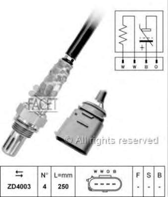 Sonda lambda, sensor de oxigênio depois de catalisador FAE 77435 preço, a partir de 46,35 USD