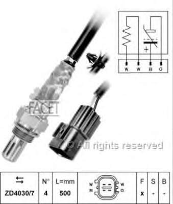 MN137490 Mitsubishi Sonda lambda, sensor de oxigênio até o catalisador