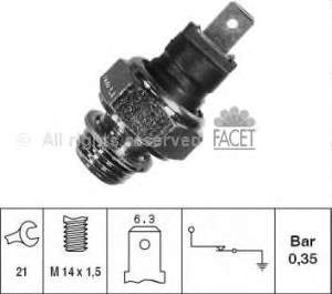 70006 Facet Sensor de pressão de óleo