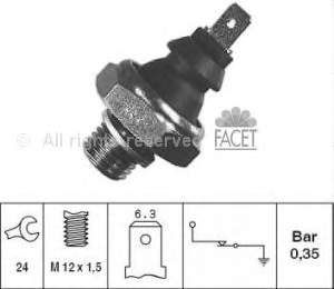 61311243414 BMW Sensor de pressão de óleo