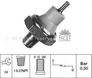 70031 Facet Sensor de pressão de óleo