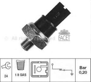 252406F900 Nissan/Infiniti Sensor de pressão de óleo