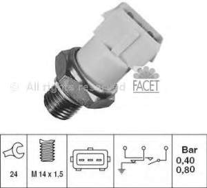 70070 Facet Sensor de pressão de óleo