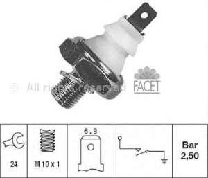 70111 Facet Sensor de pressão de óleo