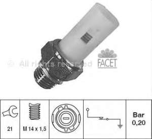 7700417970 Renault (RVI) Sensor de pressão de óleo