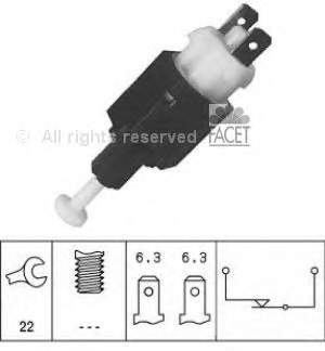 96567247 General Motors Sensor de ativação do sinal de parada