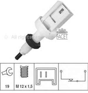 7619027 Fiat/Alfa/Lancia Sensor de ativação do sinal de parada