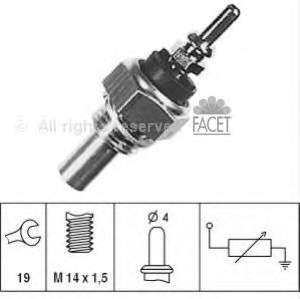 0055450324 Mercedes Sensor de temperatura do fluido de esfriamento