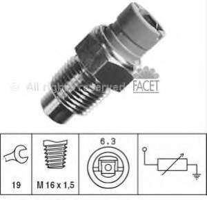 7591297 Fiat/Alfa/Lancia Sensor de temperatura do fluido de esfriamento
