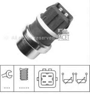 73146 Facet Sensor de temperatura do fluido de esfriamento