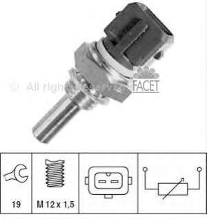 1920K9 Peugeot/Citroen Sensor de temperatura do fluido de esfriamento