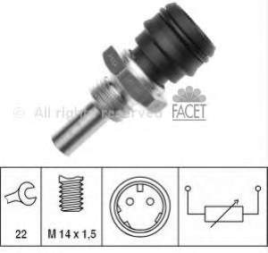 73183 Facet Sensor de temperatura do fluido de esfriamento