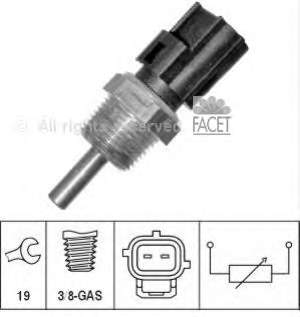73230 Facet Sensor de temperatura do fluido de esfriamento