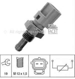 LR000291 Land Rover Sensor de temperatura do fluido de esfriamento