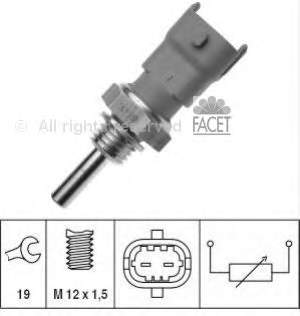 71739856 Fiat/Alfa/Lancia Sensor de temperatura do fluido de esfriamento