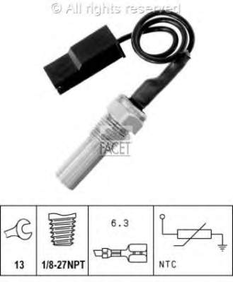 ERR6397 Land Rover Sensor de temperatura do fluido de esfriamento
