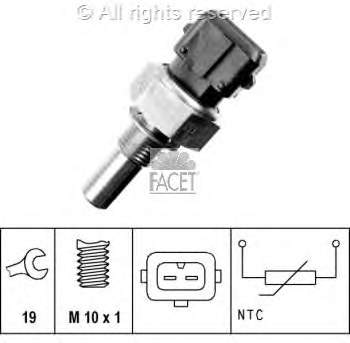 6PT013113081 HELLA Sensor de temperatura de óleo de motor