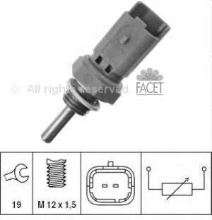1338040 General Motors Sensor de temperatura do fluido de esfriamento