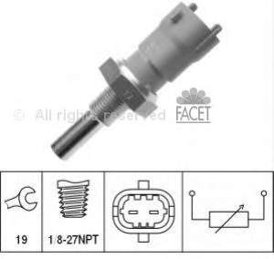 73263 Facet Sensor de temperatura do fluido de esfriamento