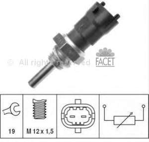12992783 Opel Sensor de temperatura do fluido de esfriamento